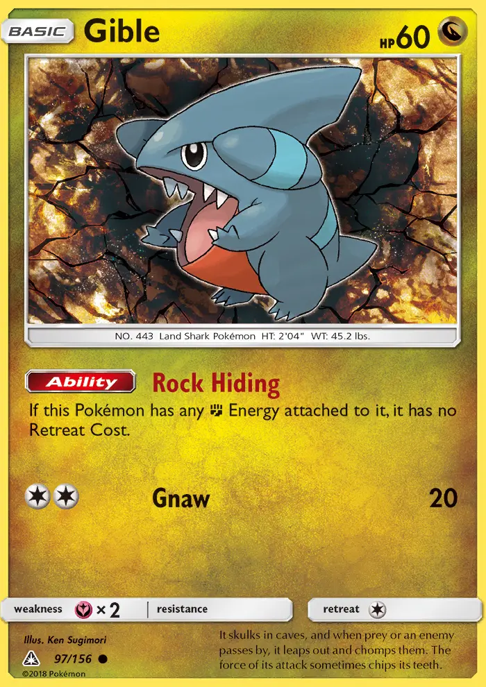 Gible, Ultra Prism #97