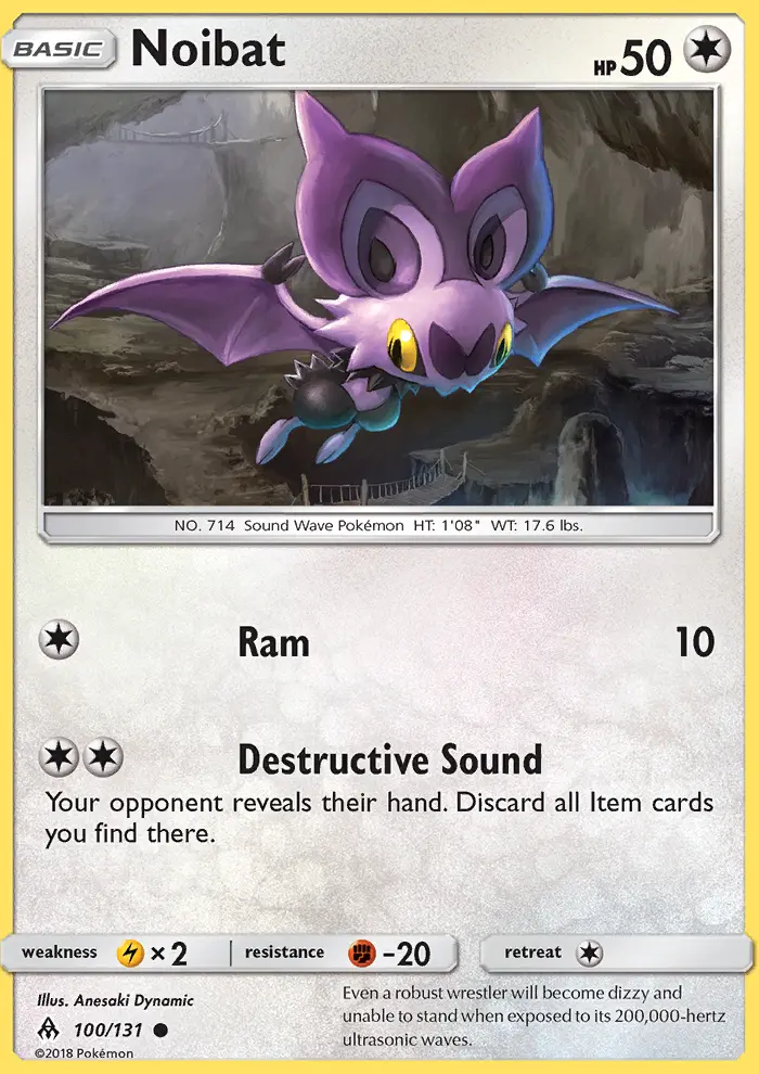 Noibat, Forbidden Light #100
