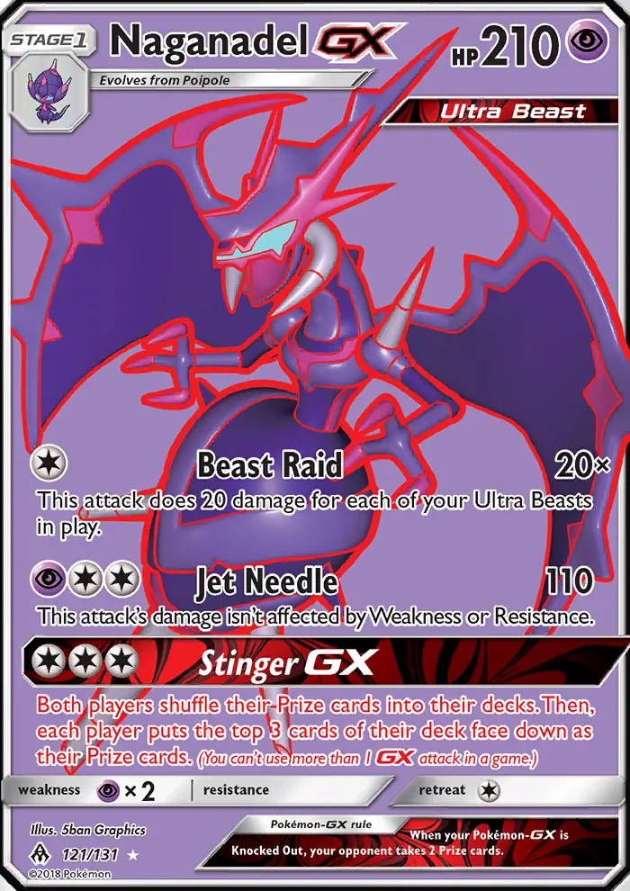 Naganadel GX, Forbidden Light #121