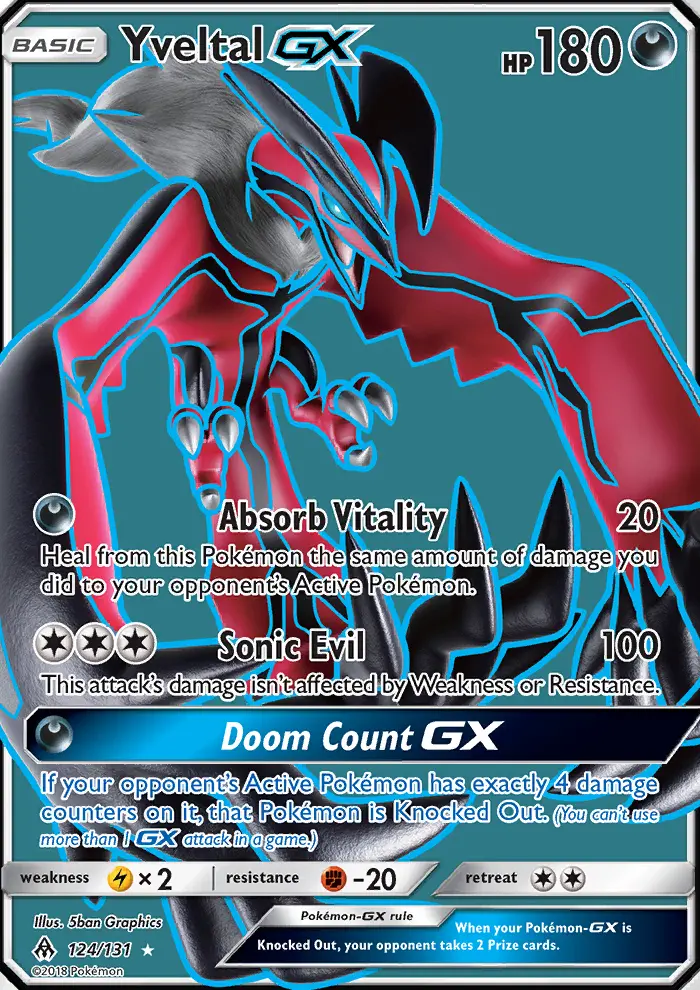 Yveltal GX, Forbidden Light #124