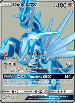 Dialga GX, Forbidden Light #125/131