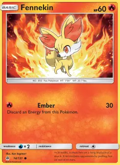 Fennekin, Forbidden Light #14/131