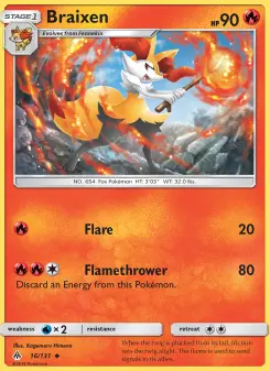 Braixen, Forbidden Light #16/131