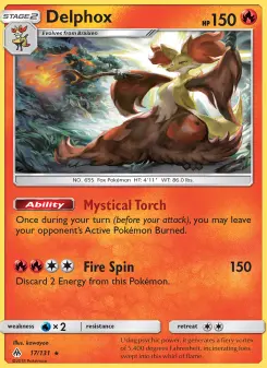 Delphox, Forbidden Light #17/131