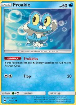 Froakie, Forbidden Light #21/131