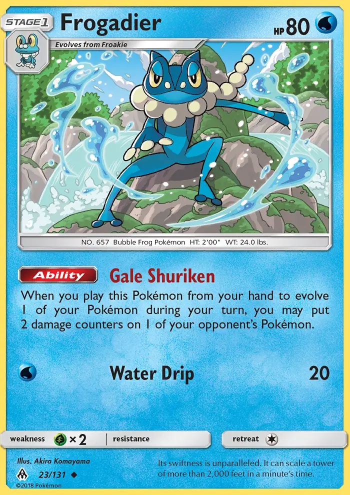 Frogadier, Forbidden Light #23