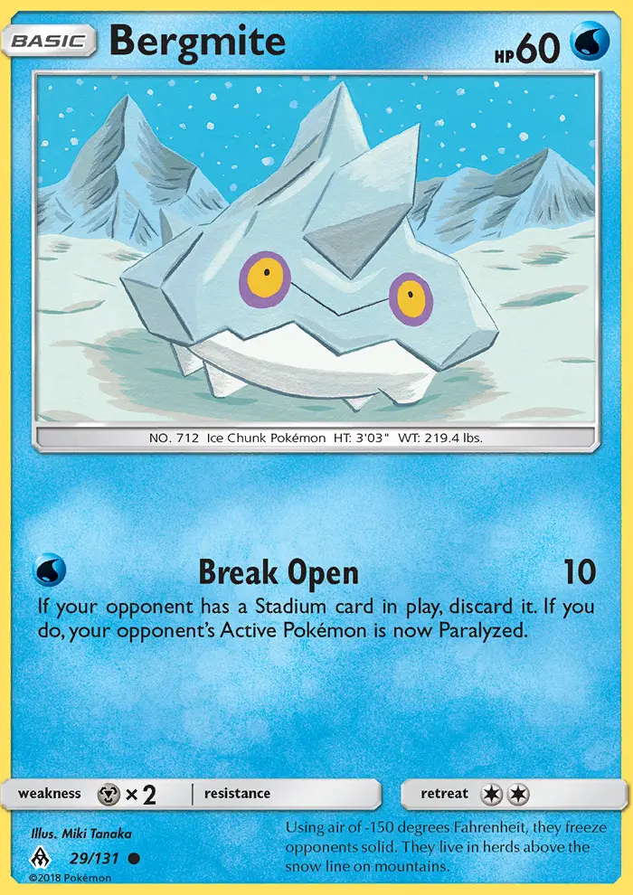 Bergmite, Forbidden Light #29
