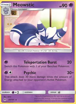 Meowstic, Forbidden Light #45/131