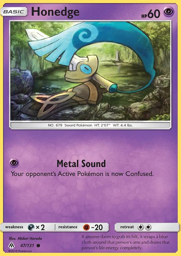 Honedge, Forbidden Light #47