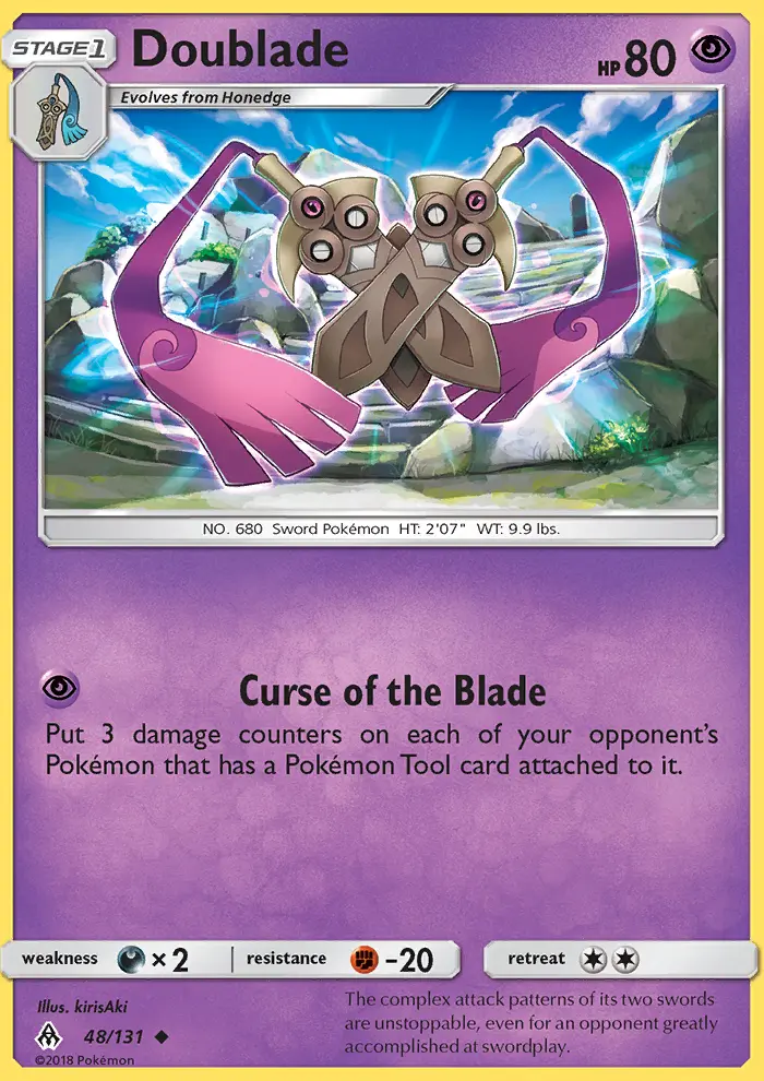 Doublade, Forbidden Light #48