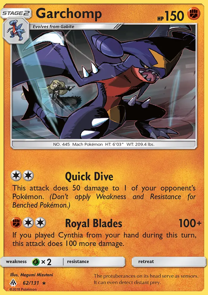 Garchomp, Forbidden Light #62
