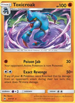 Toxicroak, Forbidden Light #64/131