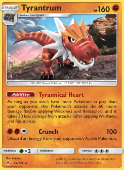Tyrantrum, Forbidden Light #69/131