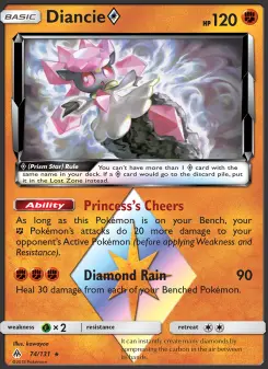 Diancie ◇, Forbidden Light #74/131