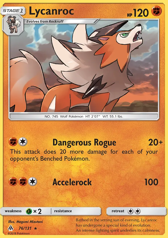 Lycanroc, Forbidden Light #76