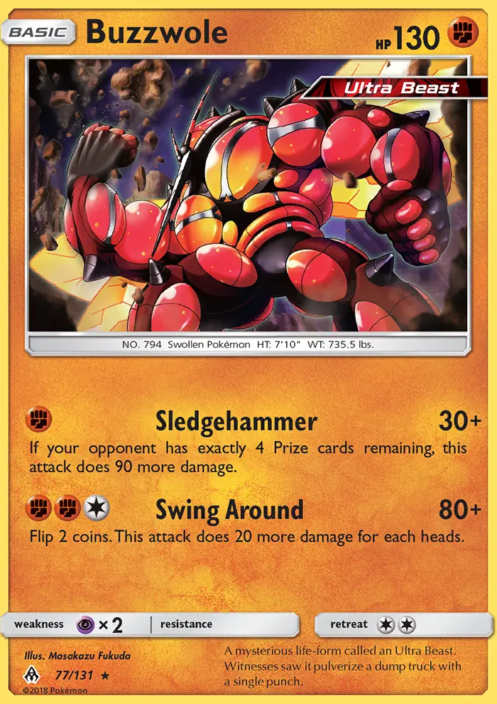 Buzzwole, Forbidden Light #77