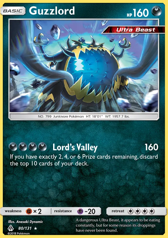 Guzzlord, Forbidden Light #80