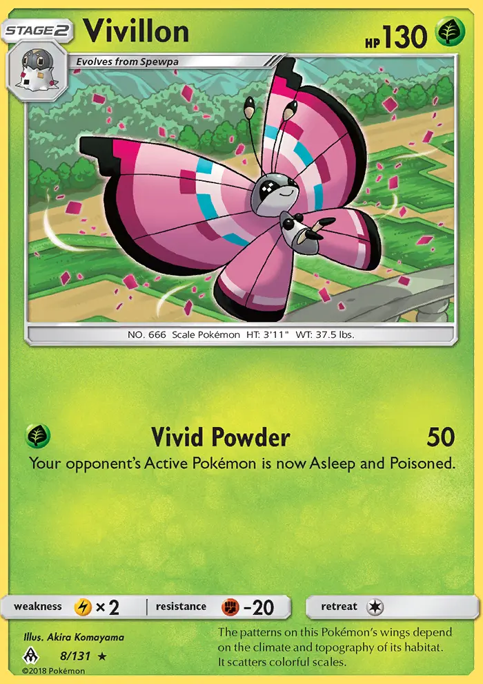 Vivillon, Forbidden Light #8