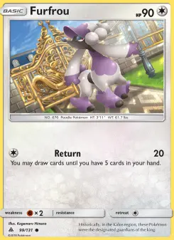 Furfrou, Forbidden Light #99/131