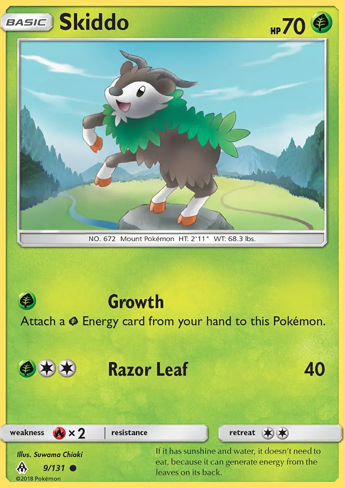 Skiddo, Forbidden Light #9