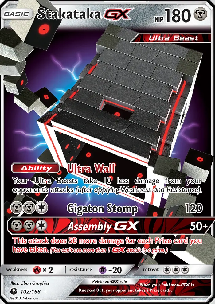 Stakataka GX, Celestial Storm #102