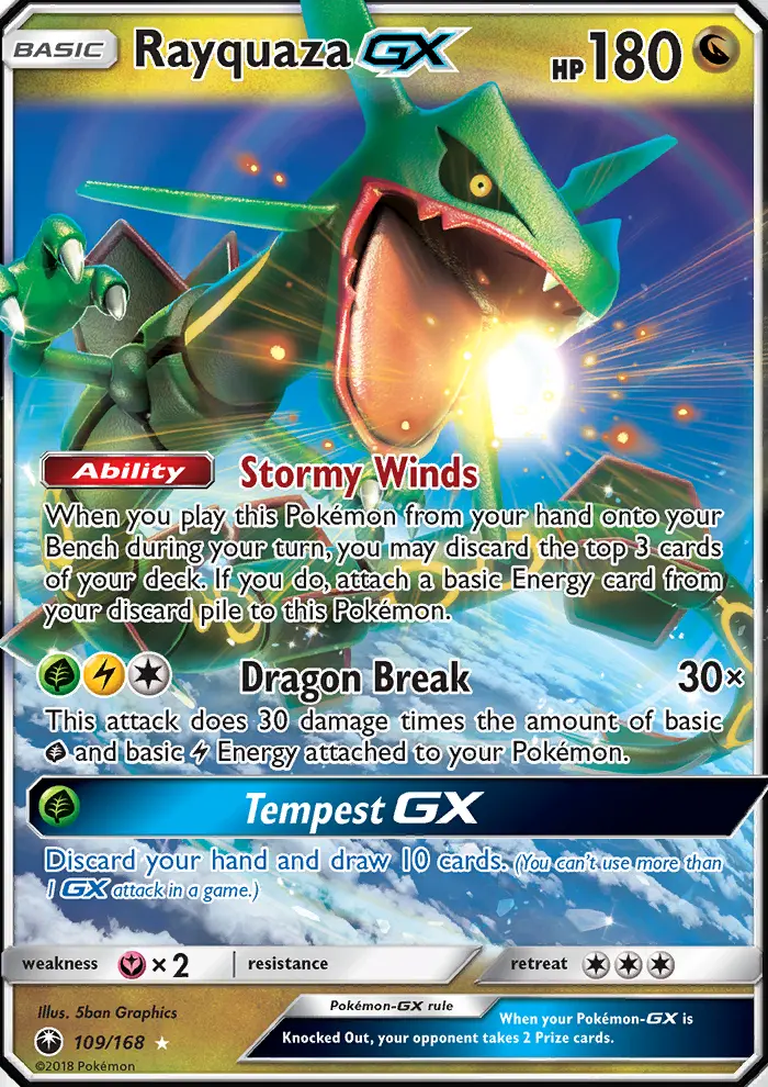 Rayquaza GX, Celestial Storm #109