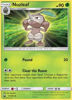 Nuzleaf, Celestial Storm #13/168