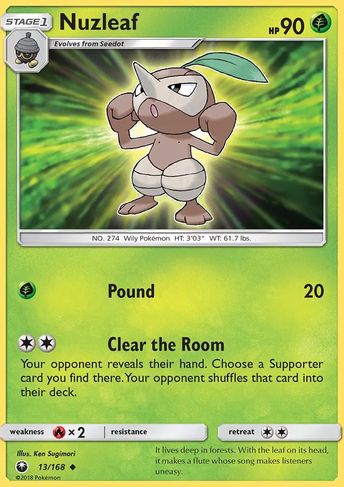 Nuzleaf, Celestial Storm #13