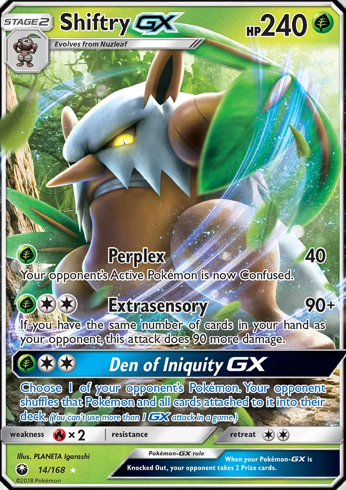 Shiftry GX, Celestial Storm #14