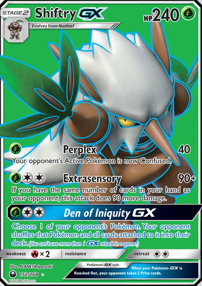 Shiftry GX, Celestial Storm #152