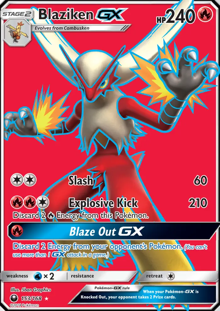 Blaziken GX, Celestial Storm #153
