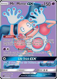 Mr. Mime GX, Celestial Storm #156/168