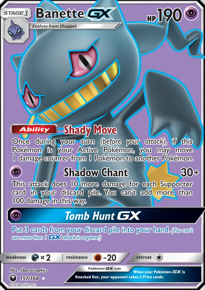 Banette GX, Celestial Storm #157