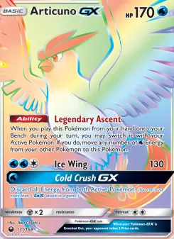 Articuno GX, Celestial Storm #171/168