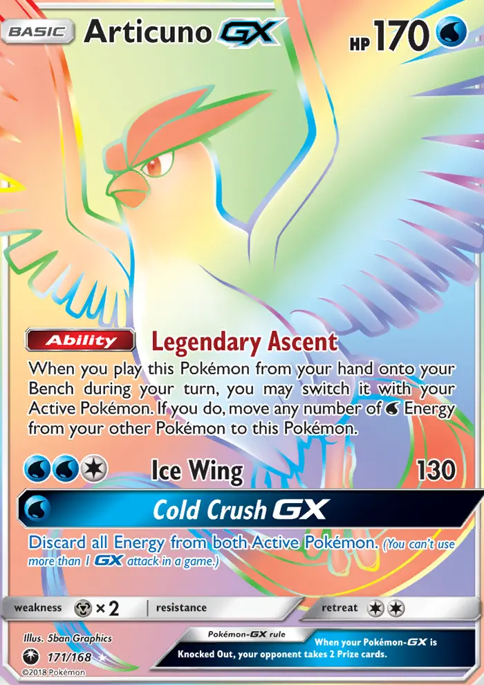 Articuno GX, Celestial Storm #171