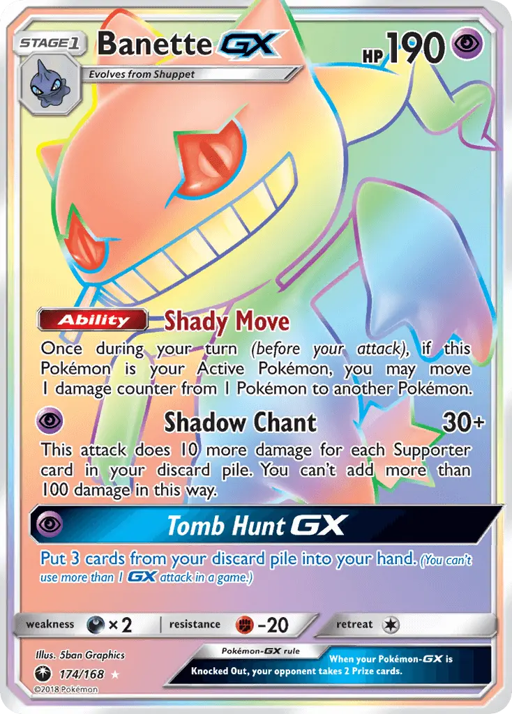 Banette GX, Celestial Storm #174
