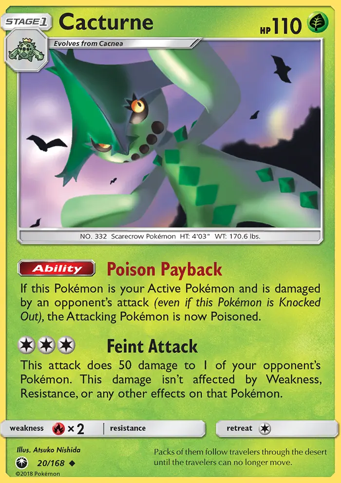 Cacturne, Celestial Storm #20