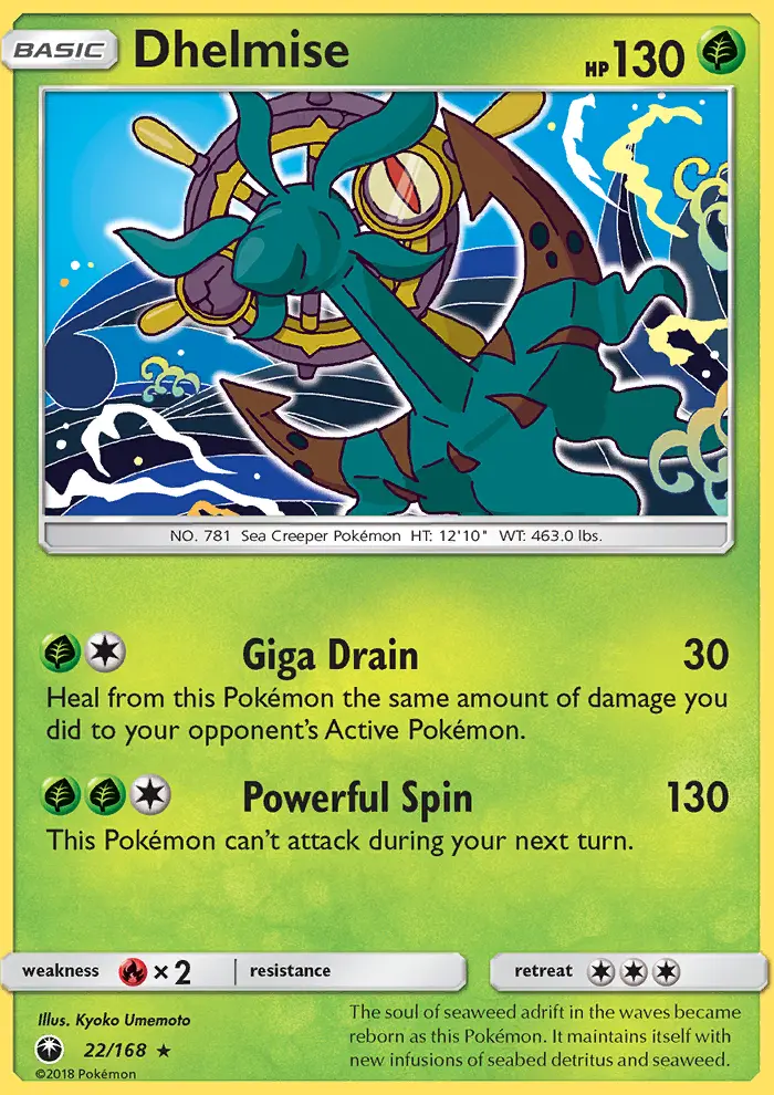 Dhelmise, Celestial Storm #22