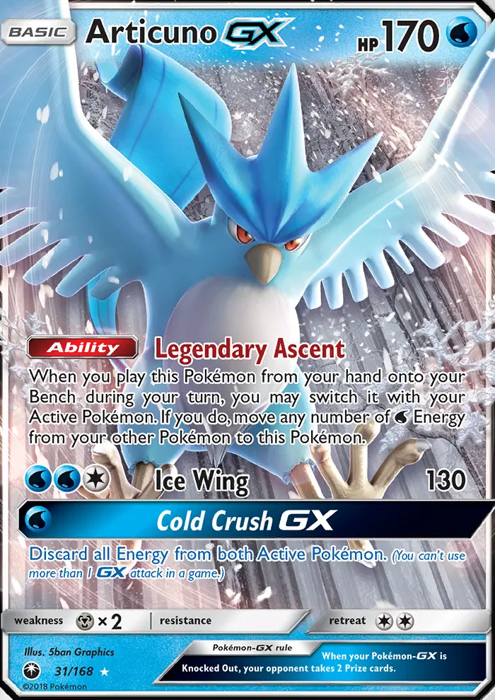 Articuno GX, Celestial Storm #31