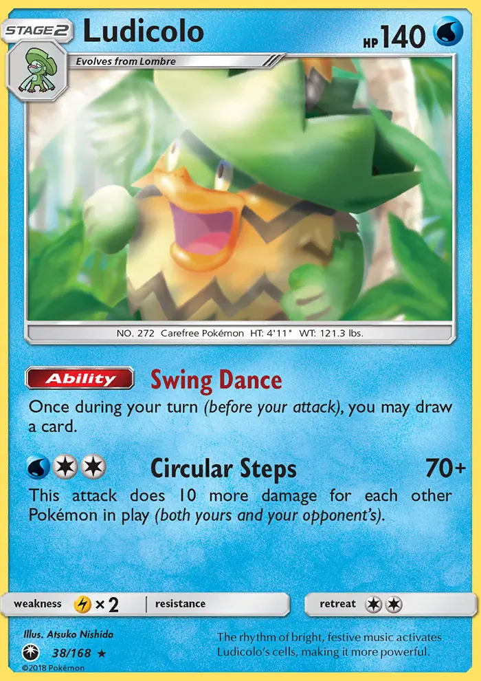 Ludicolo, Celestial Storm #38