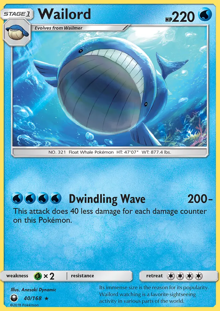 Wailord, Celestial Storm #40