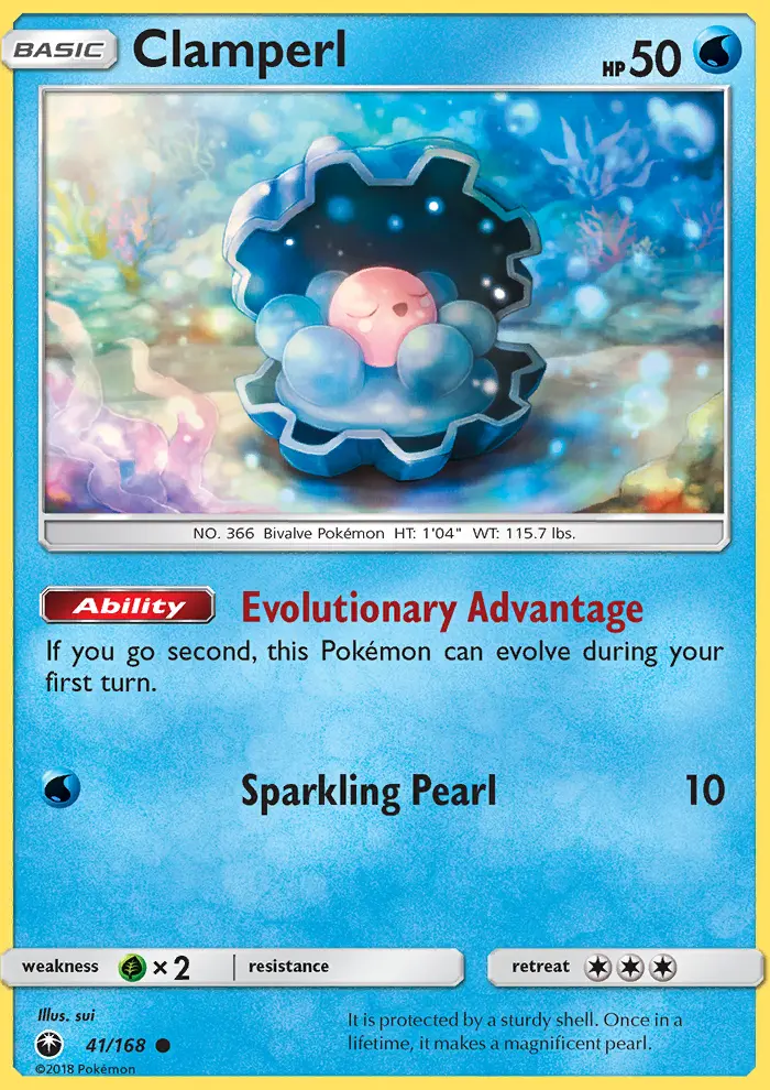 Clamperl, Celestial Storm #41