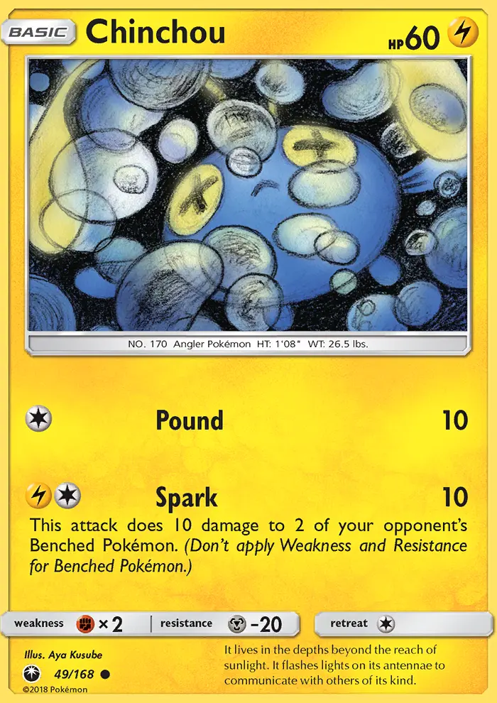 Chinchou, Celestial Storm #49