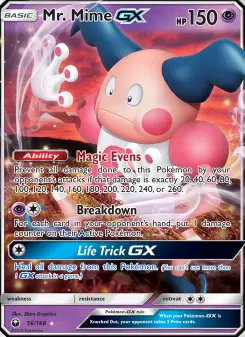 Mr. Mime GX, Celestial Storm #56/168