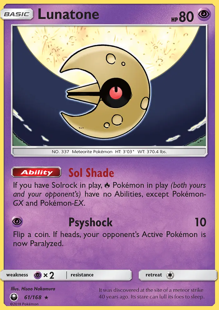 Lunatone, Celestial Storm #61