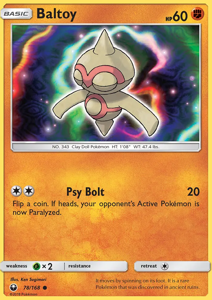 Baltoy, Celestial Storm #78