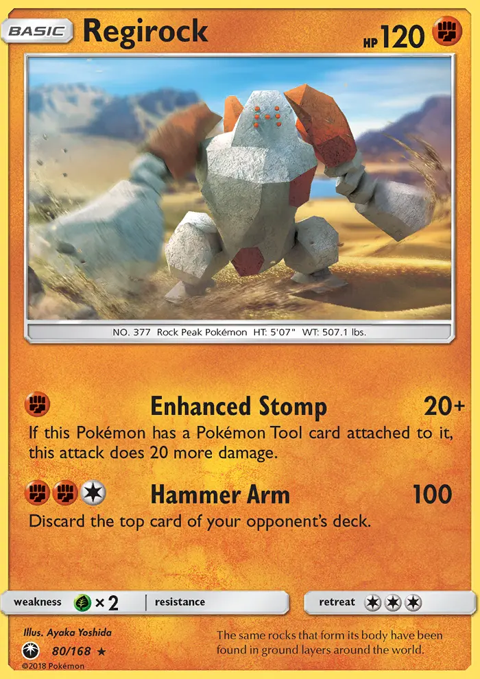 Regirock, Celestial Storm #80