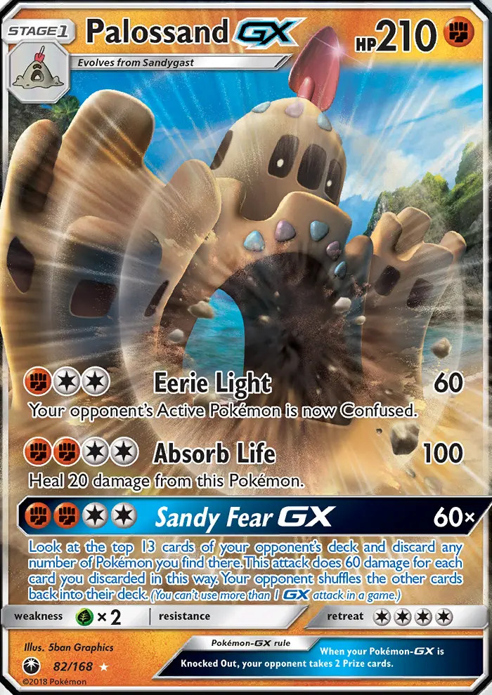 Palossand GX, Celestial Storm #82