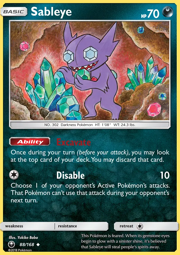 Sableye, Celestial Storm #88
