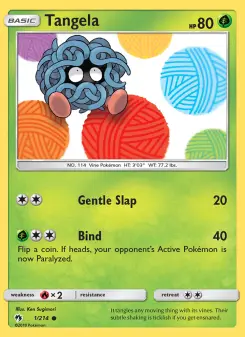 Tangela, Lost Thunder #1/214